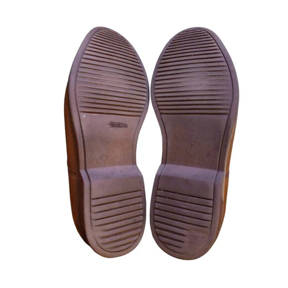14th & Union Oxford Shoes Men 9.5 Light Brown Dress Shoe Workwear Minimalist - Picture 3 of 9